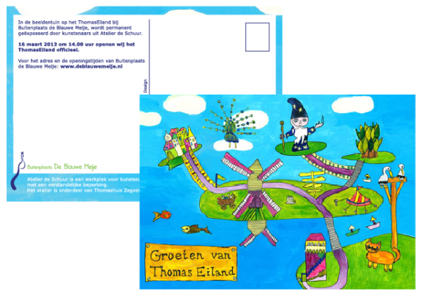 Ansichtkaart - Groeten van ThomasEiland